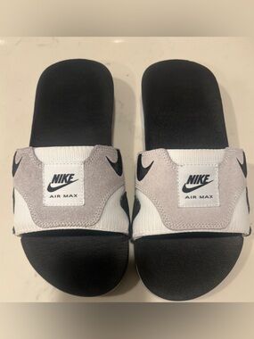 Nike Air Max 1 Slide Men's Slides Black Gray White Size 8